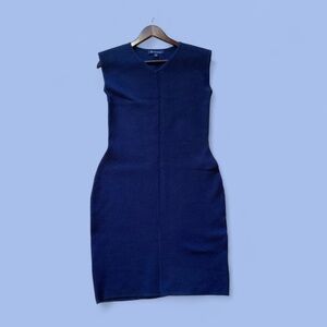 Brooks Brothers Dress, Navy Blue, Sleeveless, Bodycon, size medium